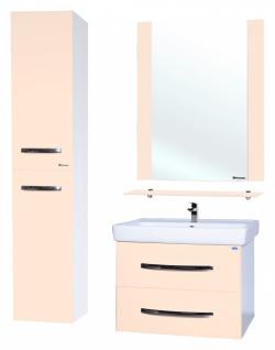 Мебель для ванной Bellezza Рокко 80 подвесная  бежевая